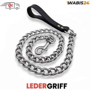 Correa para perro correa de metal entrenamiento para perros cordón de guía correa estándar cadena para perros - Imagen 1 de 10