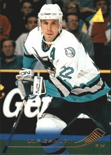 1995-96 Pinnacle Sharks Hockey Card #13 Ulf Dahlen