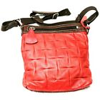 Ellington Red Leather Crossbody Bag/purse