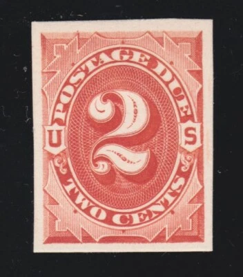 US J2TC 2c Postage Due Trial Color Atlanta Proof SCV $50 - Image 1 of 2