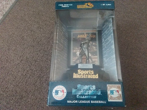 Babe Ruth Pewter Figure Cooperstown Collection Sports Illustrated 3-18-1974 Cover