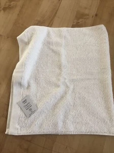 Organic 100% Cotton Hand Towel White 50 X 90cm - Picture 1 of 5