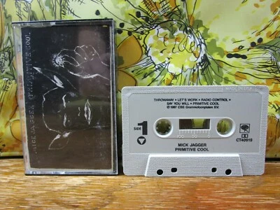 Mick Jagger - Primitive Cool - Original Cassette Tape 1987 CBS Records Stones  Foto 1 de 4
