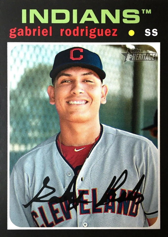 2020 TOPPS HERITAGE MINORS (#158) - GABRIEL RODRIGUEZ - Image 1 of 1
