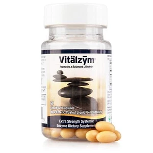 VITÄLZYM Proteolytic Systemic Enzymes Liquid Gel Capsules with Serrapeptase I... - Picture 1 of 6