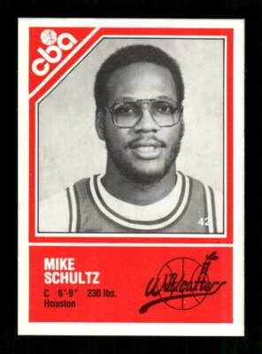 1982-83 TCMA CBA  42 Mike Schultz Wildcatters his only card BXCP47 - Image 1 of 2