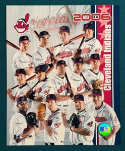 Vintage Cleveland Indians 2006 Team Photo 8x10, w/ CC Sabathia ! MLB Hologram - Picture 1 of 2