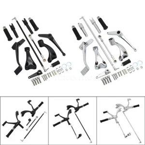 Forward Control Foot Pegs Levers Linkages for Harley Sportster XL 1200 883 04-13 - Picture 1 of 11