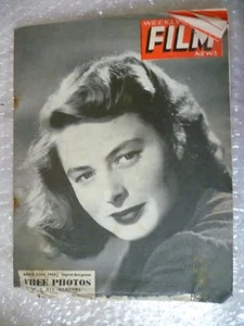 1950 Weekly Film News- Ingrid Bergman, 22nd April - Picture 1 of 3