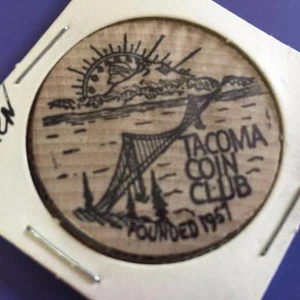 Tacoma Coin Club 1985 Annual Show Commemorative Token Coin Washington - Picture 1 of 1