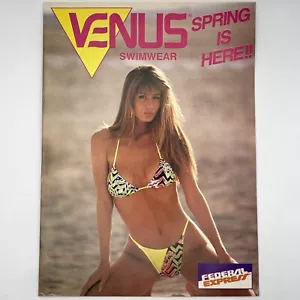 Venus 1990 Traje de baño 32 páginas IMPRESIÓN ANUNCIO Mini catálogo Primavera Sexy Bikinis Piernas Arte Años 90 - Imagen 1 de 23