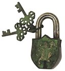 Lord Hanuman Shape Padlock Vintage Antique Style Handmade Solid Brass Door Lock
