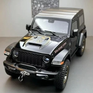 Jeep Wrangler veicolo fuoristrada in lega 1.18 nero classico - Foto 1 di 4