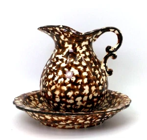Vintage Pitcher & Bowl Set 1975 Mann Japan - Picture 1 of 9