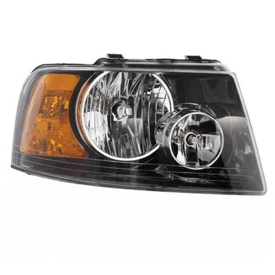 For 03-06 Expedition Headlight Headlamp Head Light Black Bezel w/Bulb Right Side Foto 1 de 4