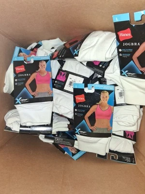 Sujetador deportivo 30 Hanes Jogbra sin costuras sin aros pequeño - grande Xtemp blanco  Foto 1 de 4