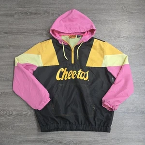 Vintage Cheetos Chester Cheetah Graphic Colorblock Pullover Anorak Unisex Small - Picture 1 of 12