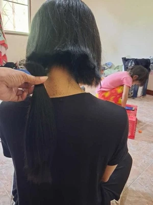 Cola de caballo cabello humano natural 1455 - 12 pulgadas / 60 g Foto 1 de 4