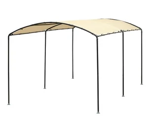 Carport Foliengarage Unterstand Überdachung Shelter Logic beige 490x270x240cm - Bild 1 von 6