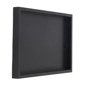Schwarzes Rechteckiges Teetablett Aus Holz (22 * 12 * 2 Cm) - Bild 1 von 22