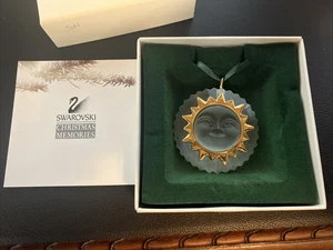 Swarovski Christmas Memories Crystal Sun Star Ornament 203082 w/Box - Picture 1 of 8