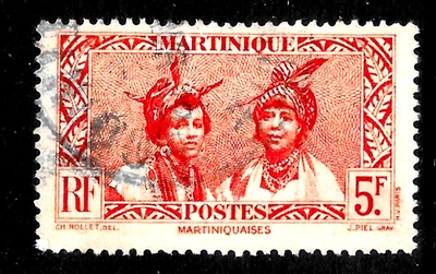 HICK GIRL-USADO FRANCÉS-MARTINIQUE SC#170 MUJER MARTINIQUE X6601 Foto 1 de 2