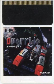 Override Sci-Fi Shooter PC Engine HuCard TurboGrafx-16 Japan [Loose] Used #07