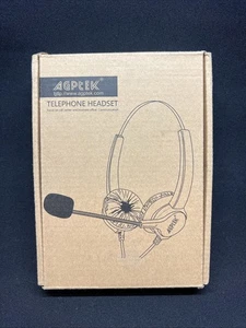 AGPTEK Hands-free Call Center Noise Canceling Telephone Headsets HA0080 - Picture 1 of 12