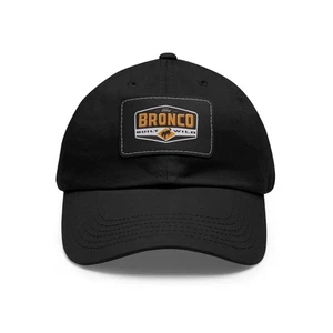 Stylish Leather Patch Dad Hat, Casual Cap for Outdoors, Gift for Bronco Owner - Picture 1 of 97