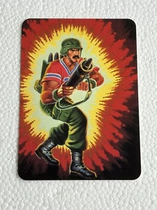 Bazooka #22 1986 Hasbro Milton Bradley GI Joe Action Cards Trading Card - Bild 1 von 2