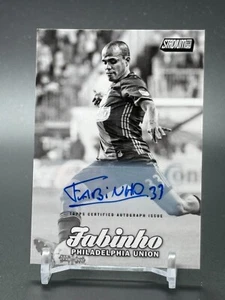 2017 Topps Stadium Club MLS B&W #22 FABINHO Philadelphia Union automático/99 - Imagen 1 de 2