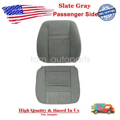 Passenger Bottom Top Cloth Cover Slate Gray For 06-08 Dodge Ram  2500 3500 SLT Foto 1 de 4