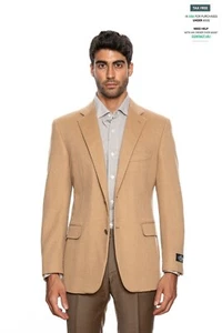$2980 BELVEST Tan Beige 100% Camel Jacket Blazer 42 US / 52 EU Drop 7R - Picture 1 of 7