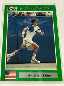 1991 NetPro Tour Star Tennis Trading Card Aaron Krickstein