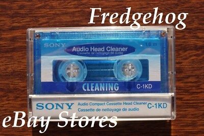 CASSETTE/CINTA DE LIMPIEZA DE CABEZAL DE CASETE DE AUDIO SONY C-1KD - LEE EL ANUNCIO Foto 1 de 4