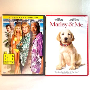 THE BIG BOUNCE / MARLEY & ME (DVD) Owen Wilson - Comedy Crime Drama Family - VGC - Picture 1 of 7
