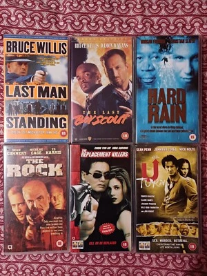 Small Box Video Tape VHS 90s/00s Bundle (x6). The Rock  *Please See Description* - Image 1 of 4