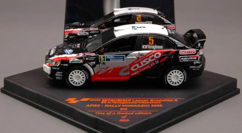Vitesse 43422 Mitsubishi Lancer Evolution x 5 # Rally Hokkaido 2009 - 1 43