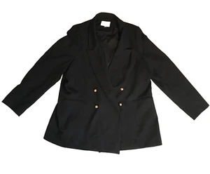 Women's Vintage Black Jacket by Preview Size 20 - Picture 1 of 10