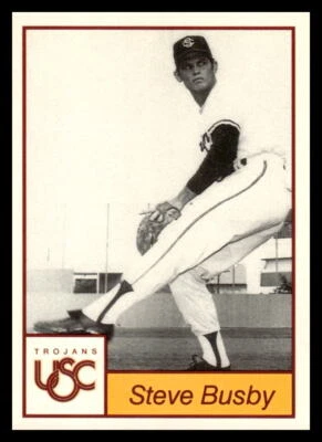 Steve Busby 1991 College Classics USC Trojans #39 Baseball Card - Image 1 of 2