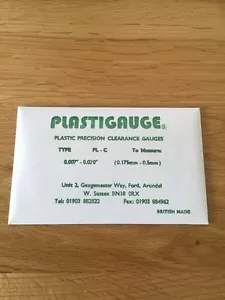 Plastigauge 0.007"-0.020" 0.175mm-0.500mm - Picture 1 of 2