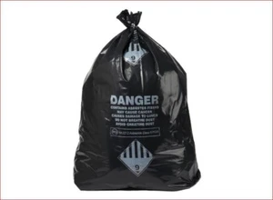 Black Asbestos Bags 32 x 48 x 5 Mil Full Gauge - 75/rl - Picture 1 of 1