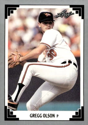 1991 Leaf #519 Gregg Olson - Image 1 of 2