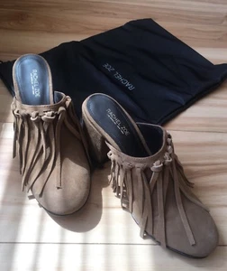 NEW Rachel Zoe Women's Fringe Kingston Mule Siena 7m MSRP $167 - Picture 1 of 9