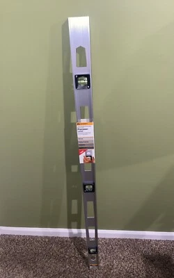 Johnson Level 48” Extruded Aluminum I-Beam Level Made in USA Nos - Image 1 of 2