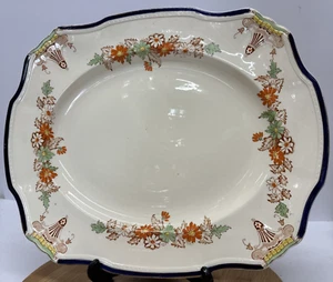 Vintage Alfred Meakin Alberta Platter Serving Plate Marigold Astoria shape - Picture 1 of 10