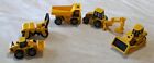 Caterpillar Construction Toy Plastic Mini Trucks Lot 5 Cat Dump Excavator 
