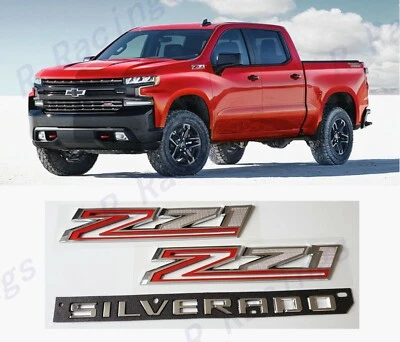 Guardabarros cromado Z71 emblemas Silverado 2019-2023 Silverado 1500 2500 3500 Foto 1 de 4