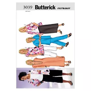 Butterick Ladies Plus Size Easy Sewing Pattern 3039 Tops, Dress, Skirt & ... - Picture 1 of 10
