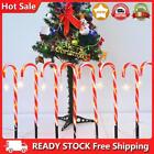 10/12 in 1 Christmas Candy Cane Lights with Shining Star for Holiday Party Decor